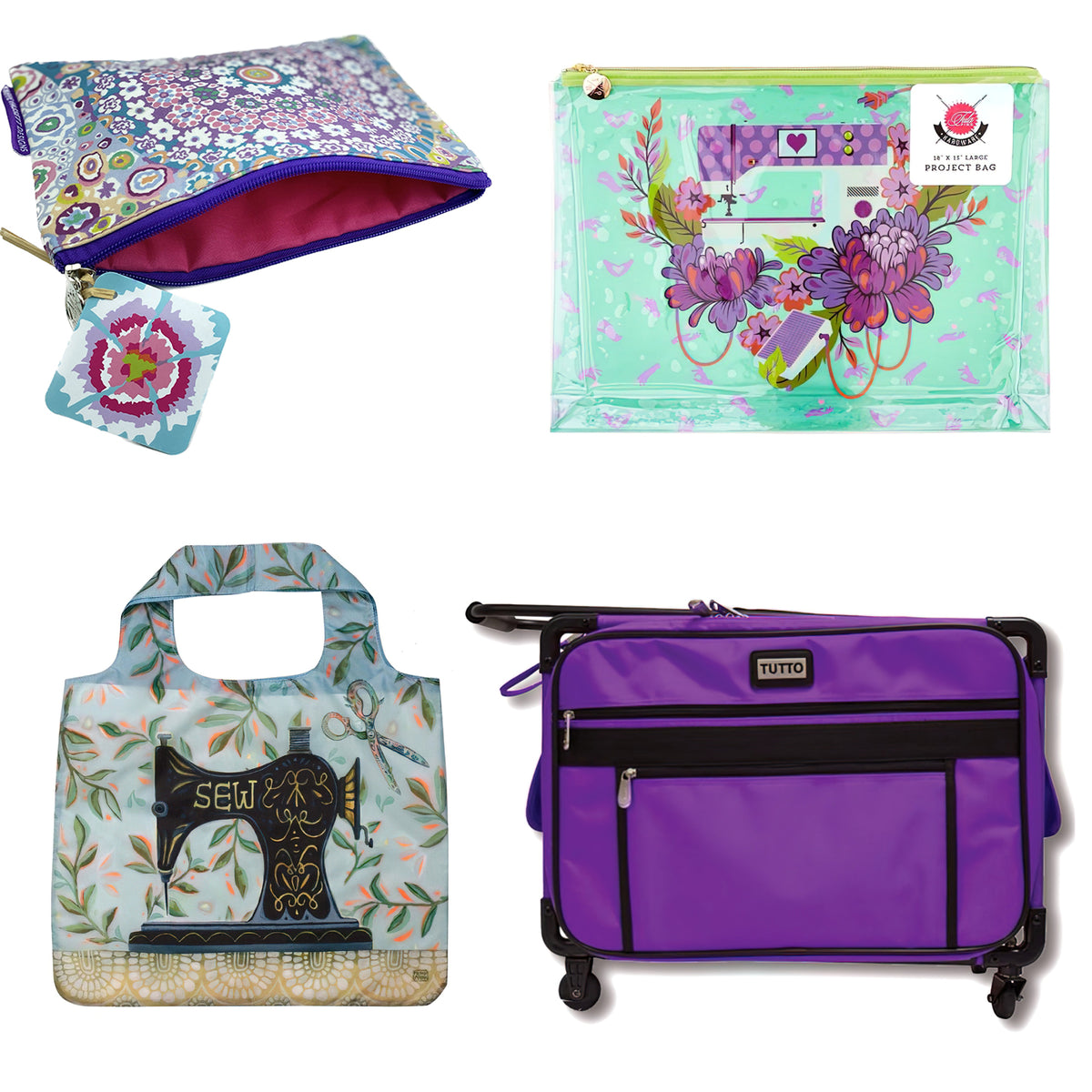 Carry All Quilt Bag Small in Bubblegum main image 0