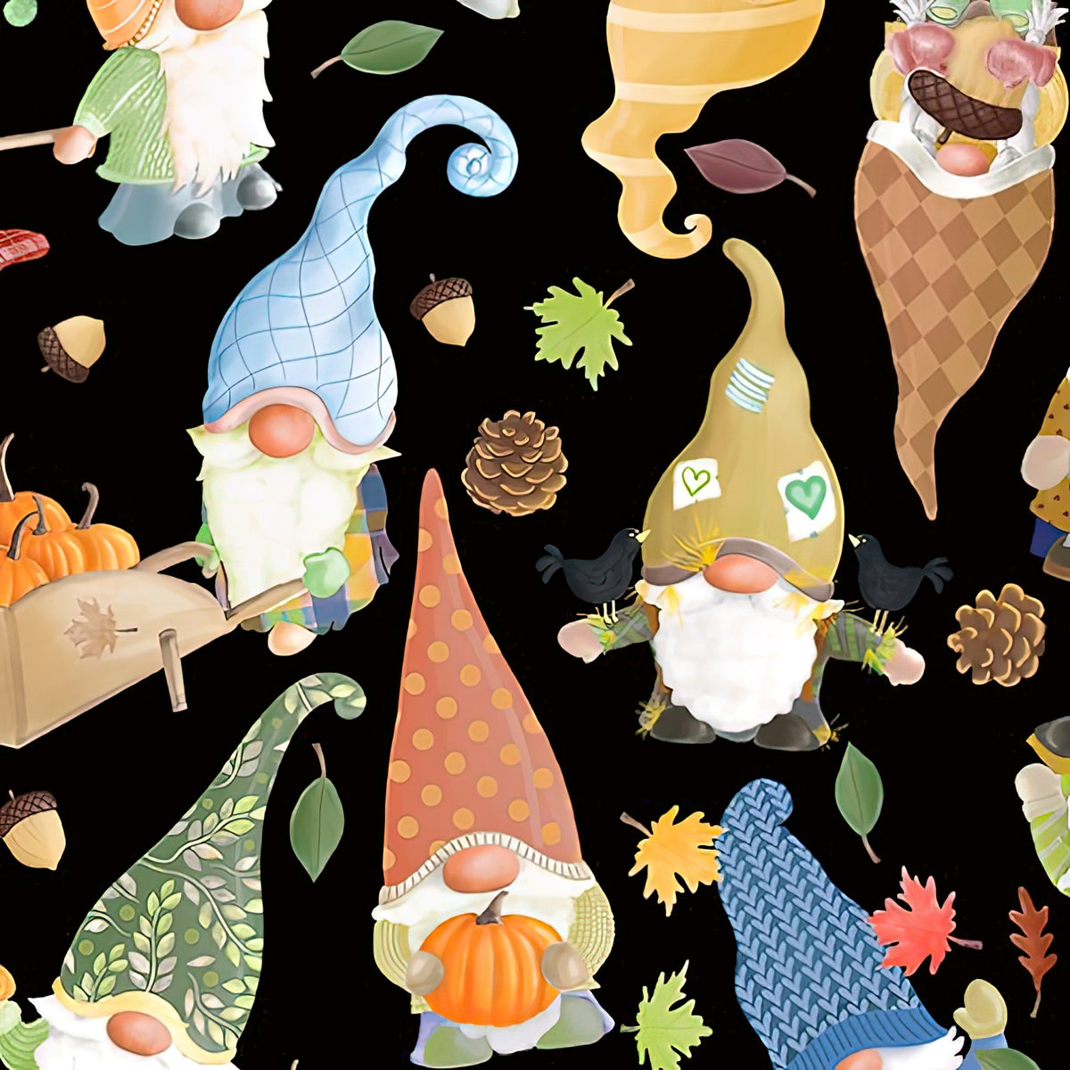 Gnomebody Bakes It Better by Andi Metz for Kanvas Quilt Fabric Bundle popular