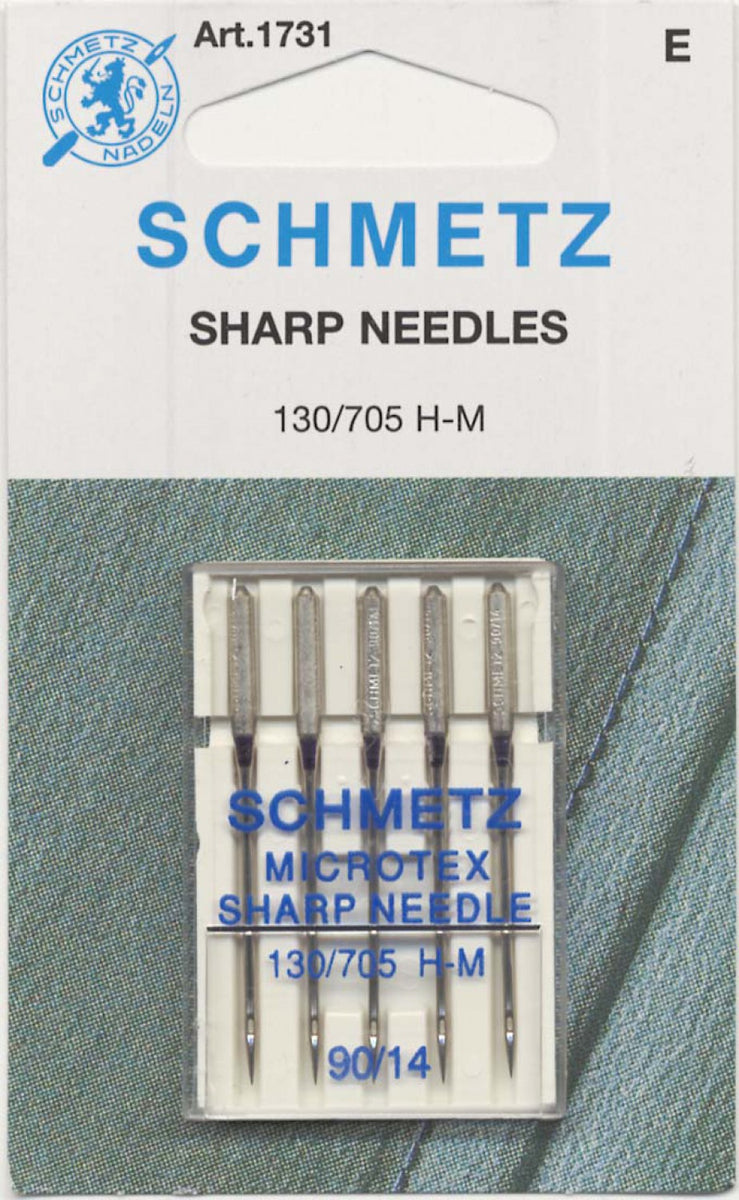 Schmetz Sharp / Microtex Machine Needle Size 14/90 #1731 – Quilt