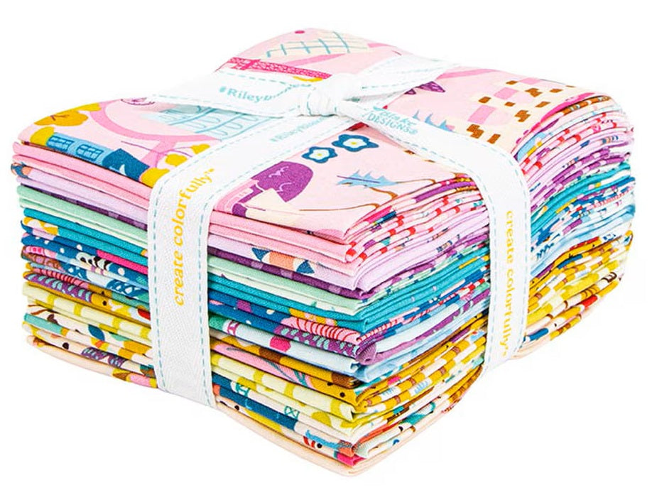 RILEY BLAKE - The Genesis of a Journey Fat Quarter Bundle by Genesis H ...