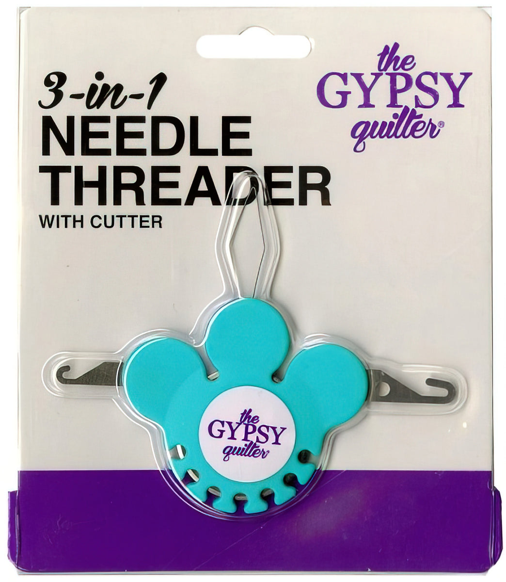 The Gypsy Quilter 3 In 1 Needle Threader with Cutter The Gypsy Quilter 3 In 1 Needle Threader with Cutter