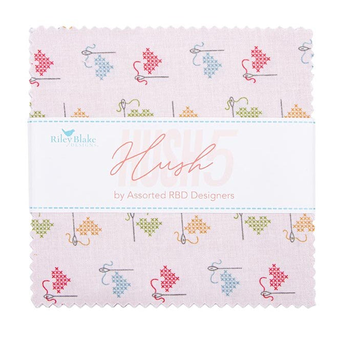 Riley Blake - Hush Hush 5 5" Stacker 42 pcs – Quilt in a Day