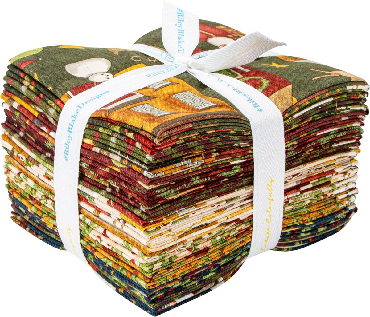 Stitchy Birds - Fat Quarter Bundle - By Teresa Kogut - For shops Riley Blake - 23pcs - 100% Quilting Cotton