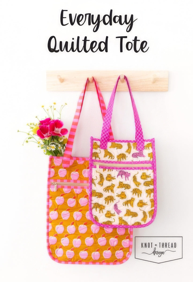 Everyday Quilted Tote Pattern Everyday Quilted Tote Pattern
