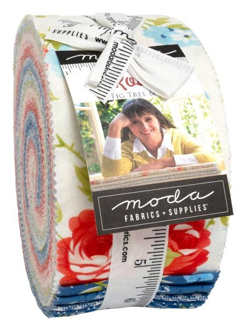 Moda - Rosie Jelly Roll by Fig Tree & Co 40 pcs – Quilt in a Day