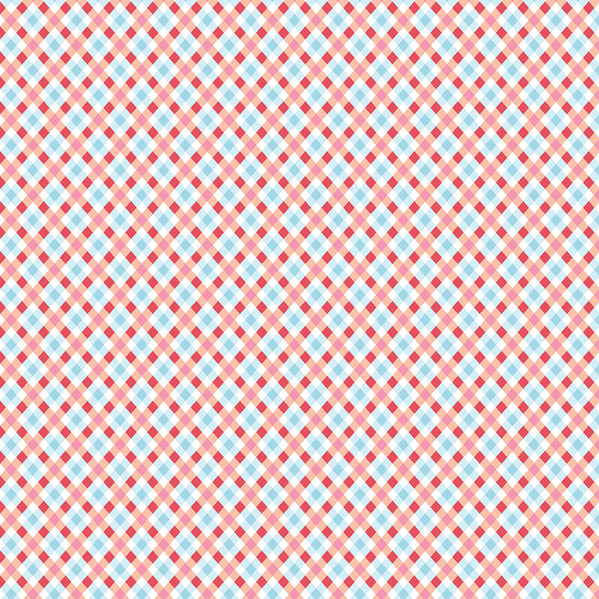 RILEY BLAKE - Love Notes by Lindsay Wilkes - Plaid - Apricot – Quilt in ...