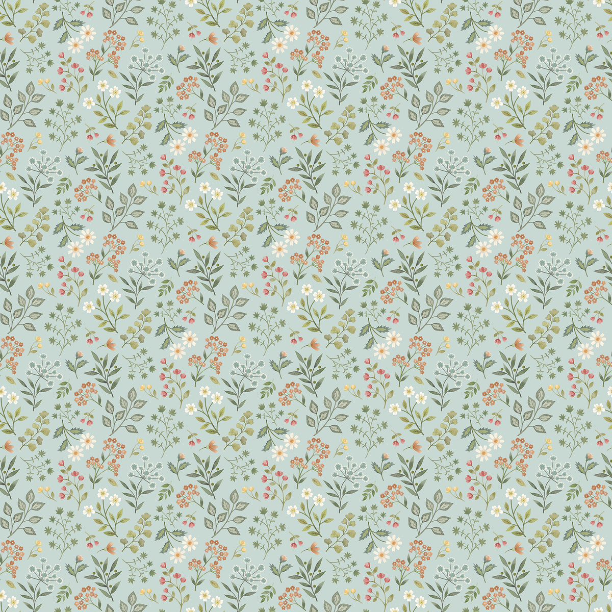 NORTHCOTT - Woodland Heart by Deborah Edwards - Floral - Blue