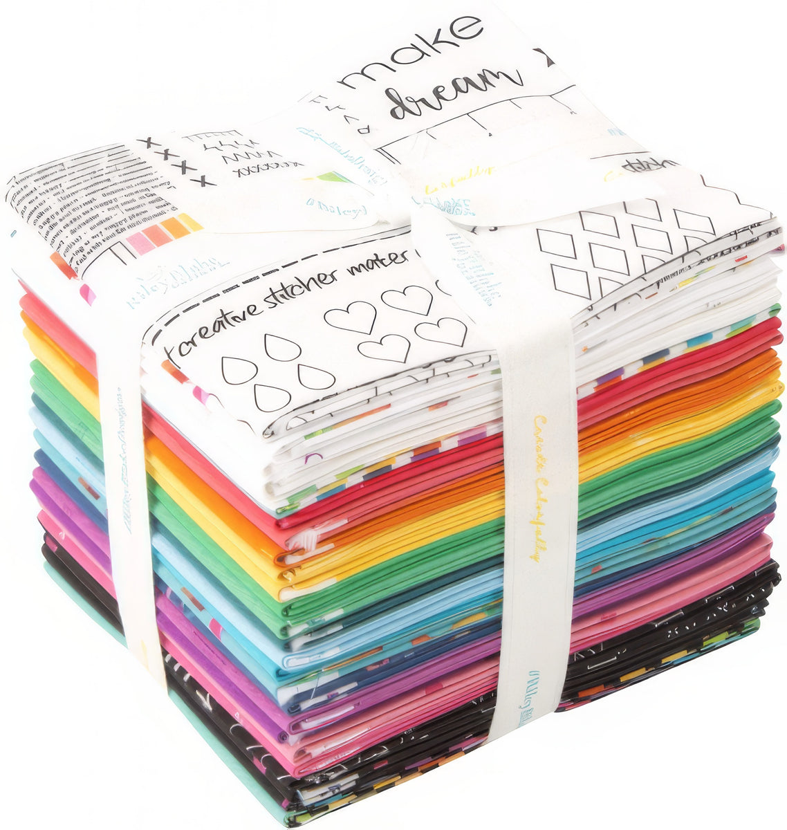 Riley Blake - Make Fat Quarter Bundle by Kristy Lea 25 pcs – Quilt in a Day