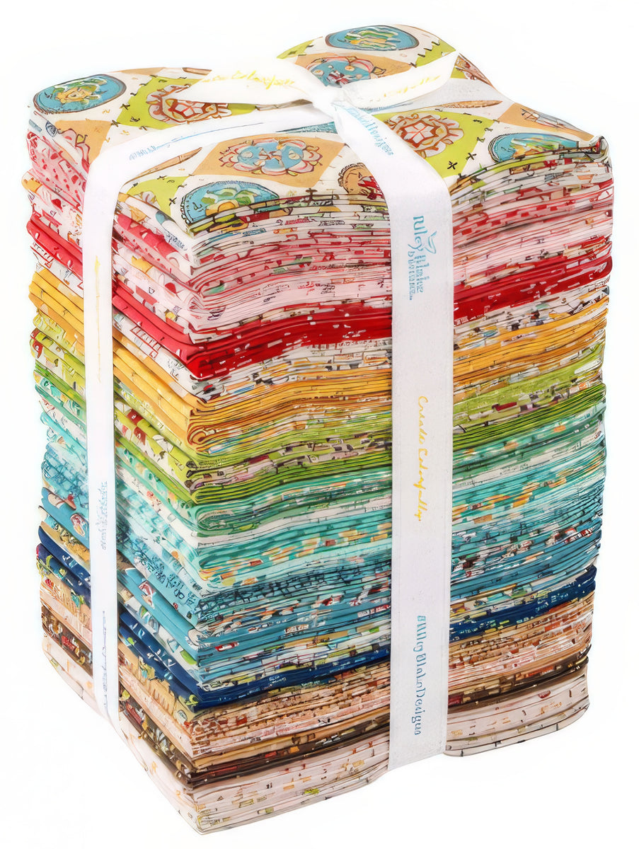 Riley Blake - Mercantile Fat Quarter Bundle by Lori Holt 46 Pcs – Quilt ...