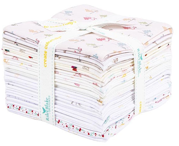 Riley Blake - Hush Hush 5 Fat Quarter Bundle 21 pcs – Quilt in a Day
