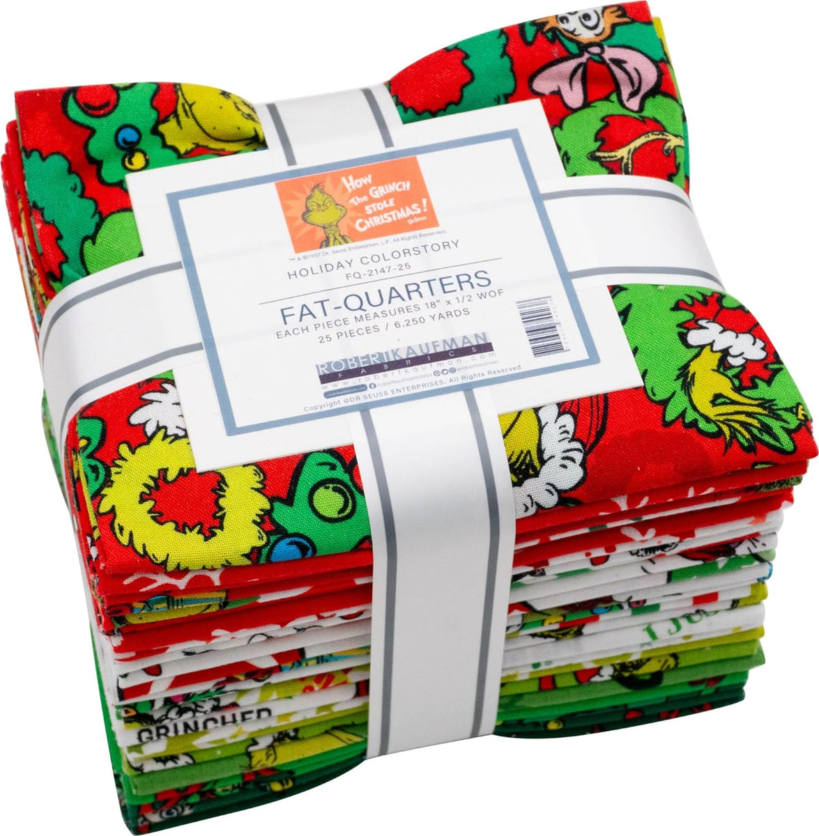 A selling Little Dr. Seuss - Robert Kaufman Fabrics - FQ-1828-20 - Fat Quarter Bundle