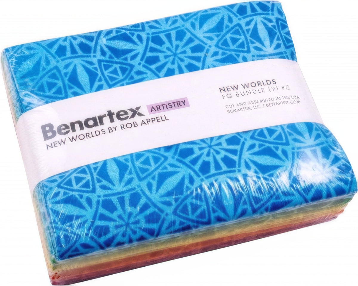 Benartex - New Worlds Fat Quarter Bundle by Rob Appell 9 pcs