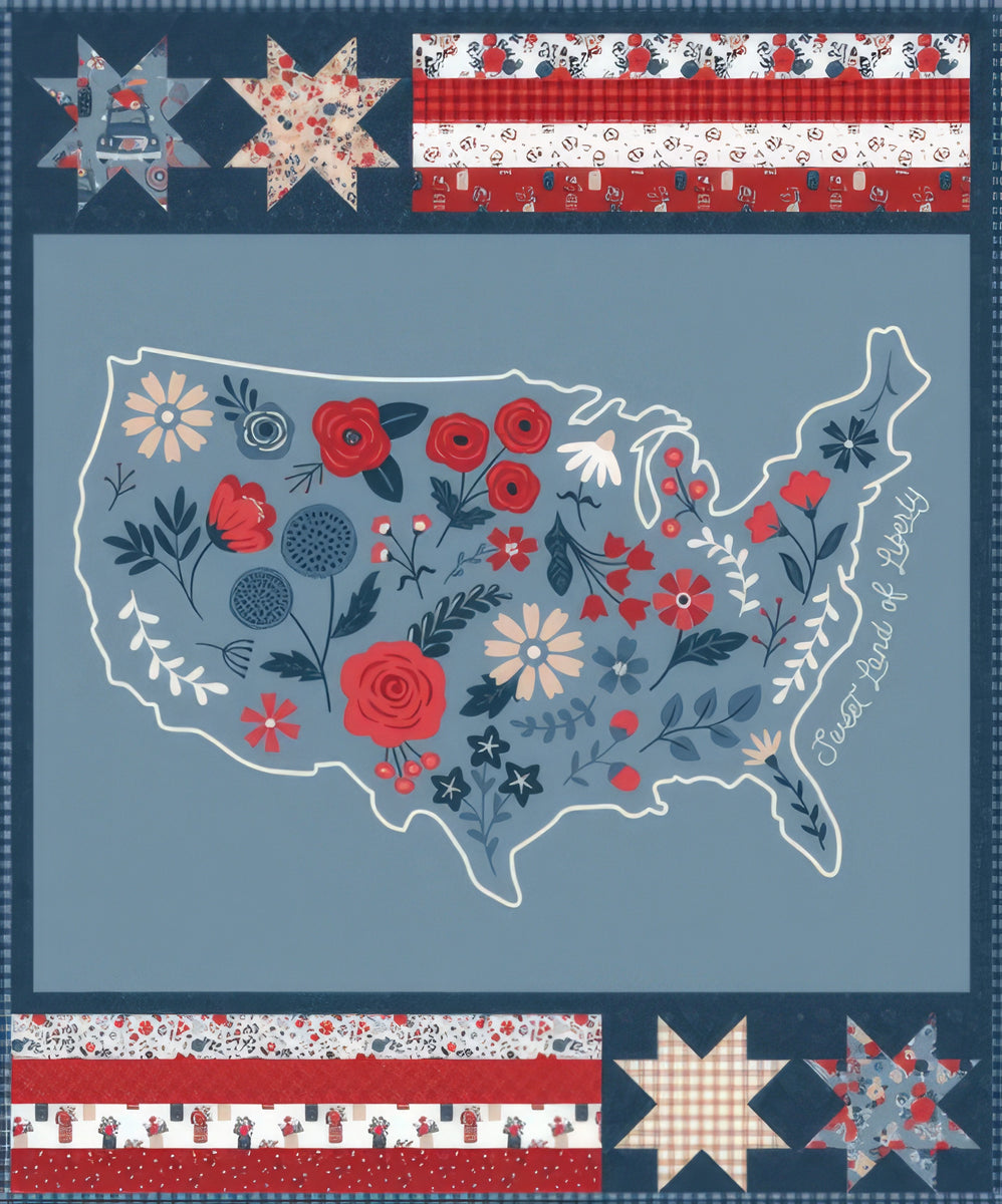 Riley Blake - Sweet Land of Liberty Panel Quilt Boxed Kit – Quilt in a Day