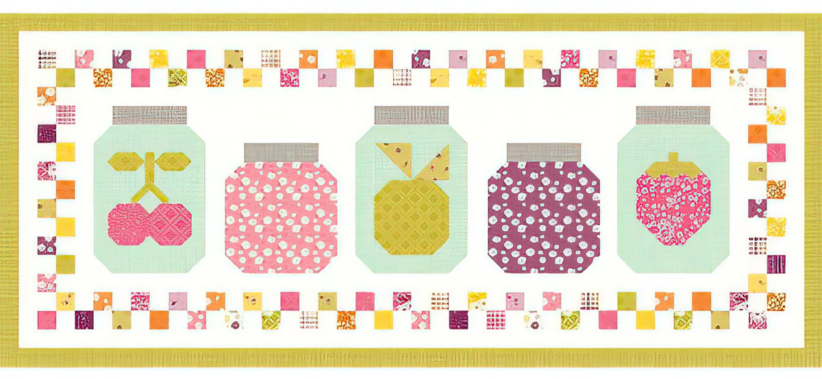 Riley Blake - Adel in Summer - In a Fruit Jar Summer Runner Kit – Quilt ...