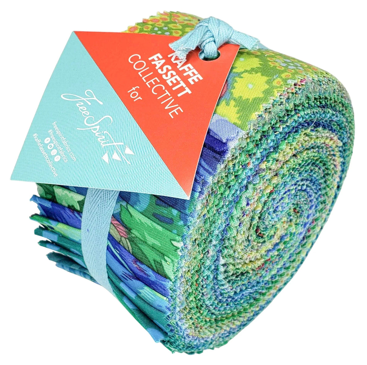 Free Spirit - Classics Plus - Tidal 2.5 Inch Design Roll by Kaffe