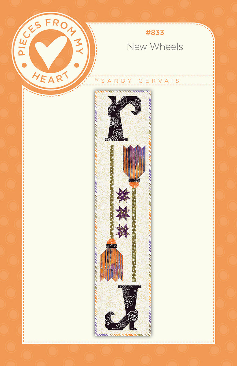 New Wheels Table Runner Pattern by Sandy Gervais – Quilt in a Day
