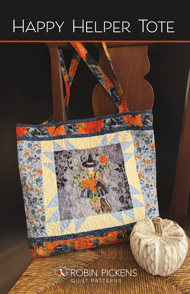 Happy Helper Tote Pattern by Robin Pickens – Quilt in a Day