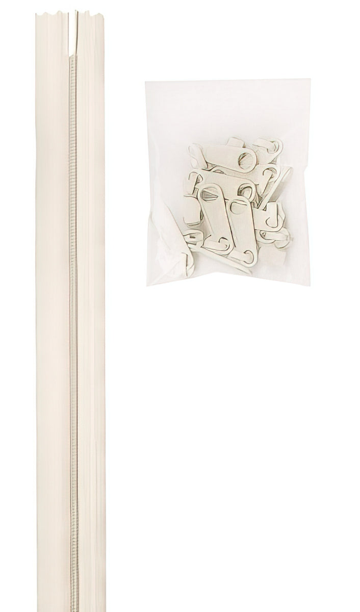 4 yards of 16mm #4.5 zipper chain and 16 Extra-Large Coordinated