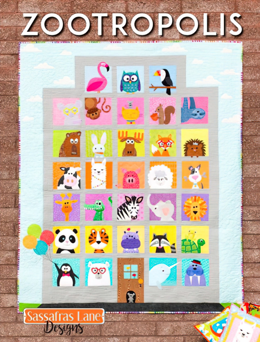 Zootropolis Booklet by Sassafras Lane Designs – Quilt in a Day