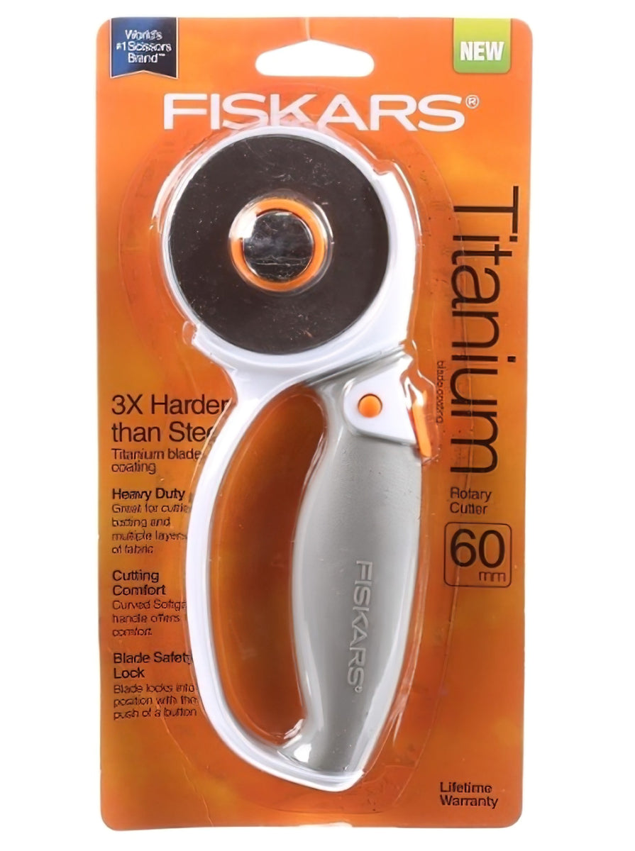 Fiskars Crafts - Cortador Giratorio (60 Mm, Titanio) | Envío Gratis