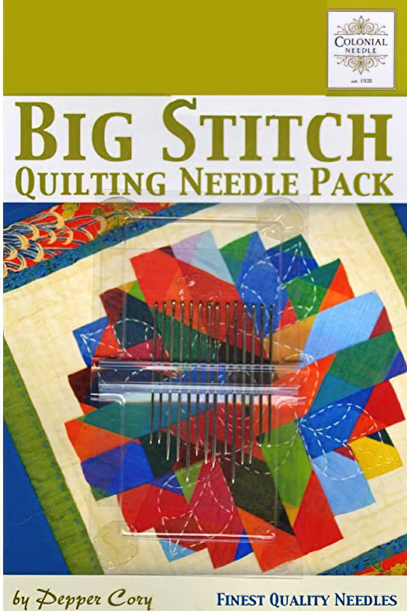 Big Stitch Quilting Needle Pack by Pepper Cory – Quilt in a Day