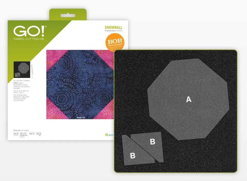AccuQuilt GO! 6 Inch X 6 Inch Cutting Mats (2-Pack) For GO! Fabric Cutters - Quilting & Crafting