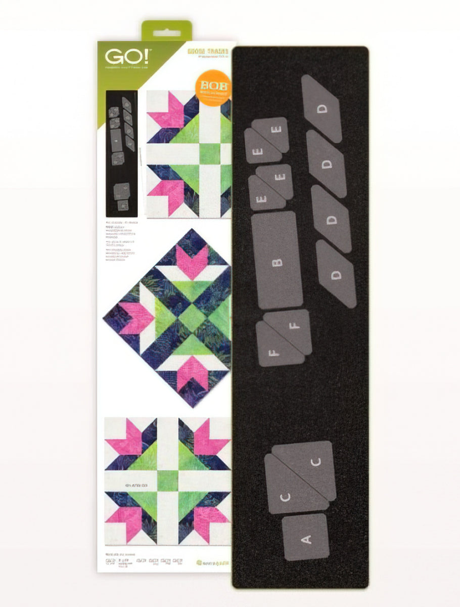 Accuquilt GO! Die 55536 Goose Tracks 9 inch Finished – Quilt
