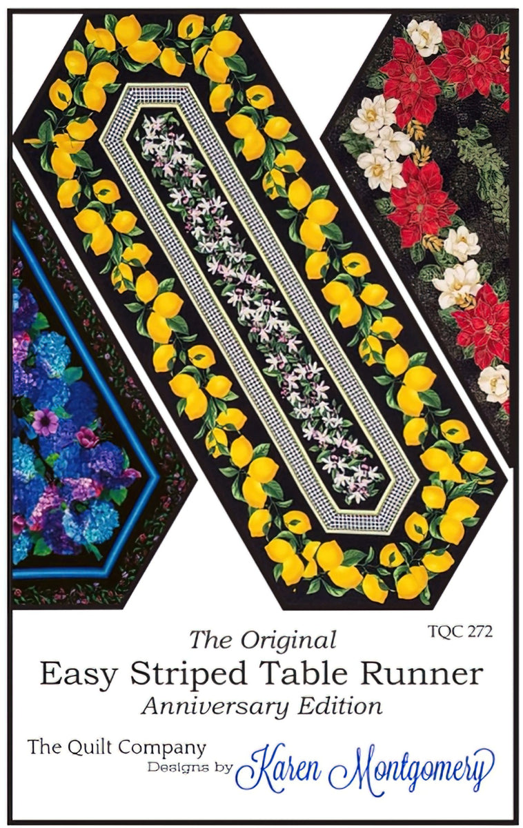 The Quilt Company: Easy Striped Table Runner – Quilt in a Day