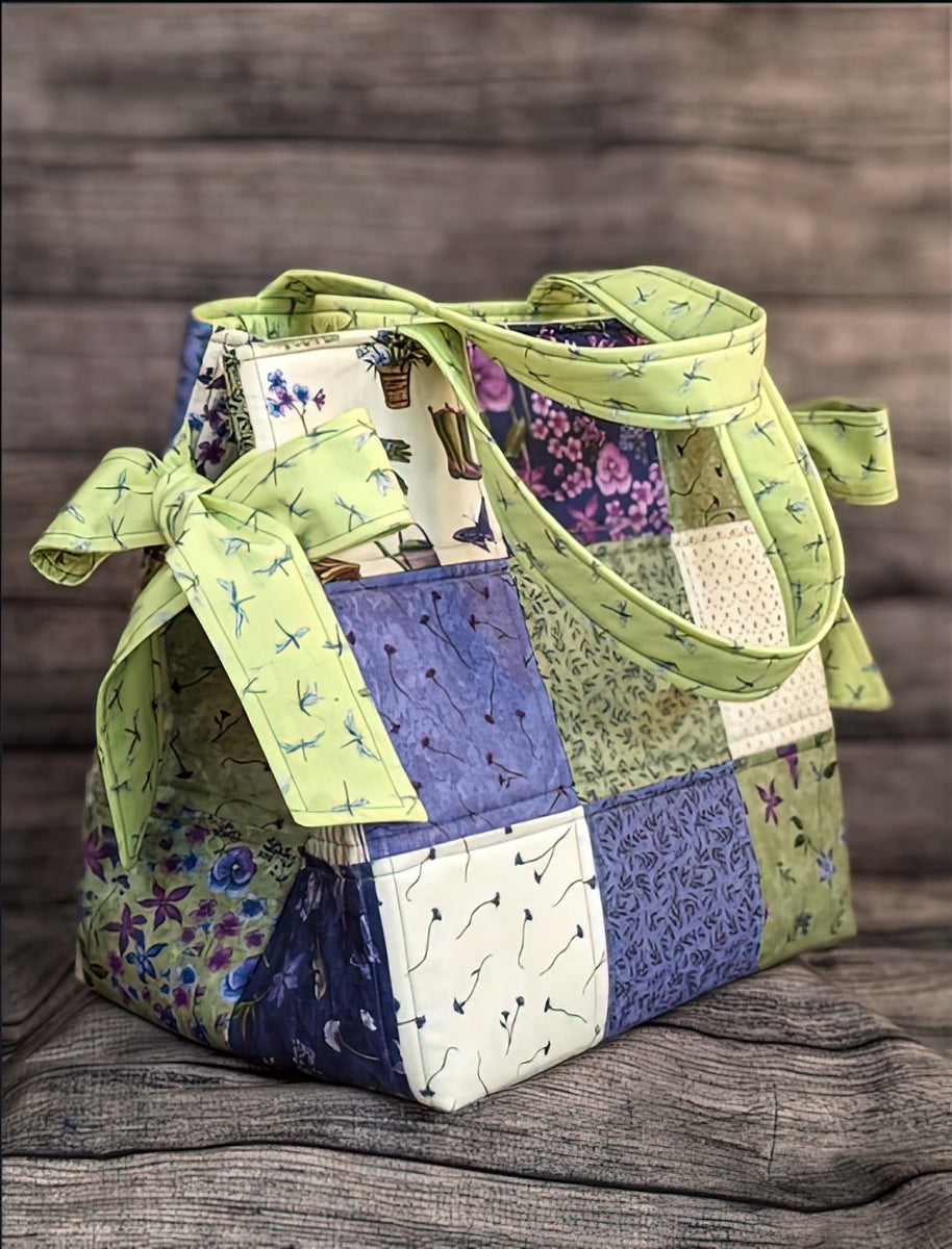 Cut Loose Press - Box Bottom And Bows Tote by Pamela Pereira