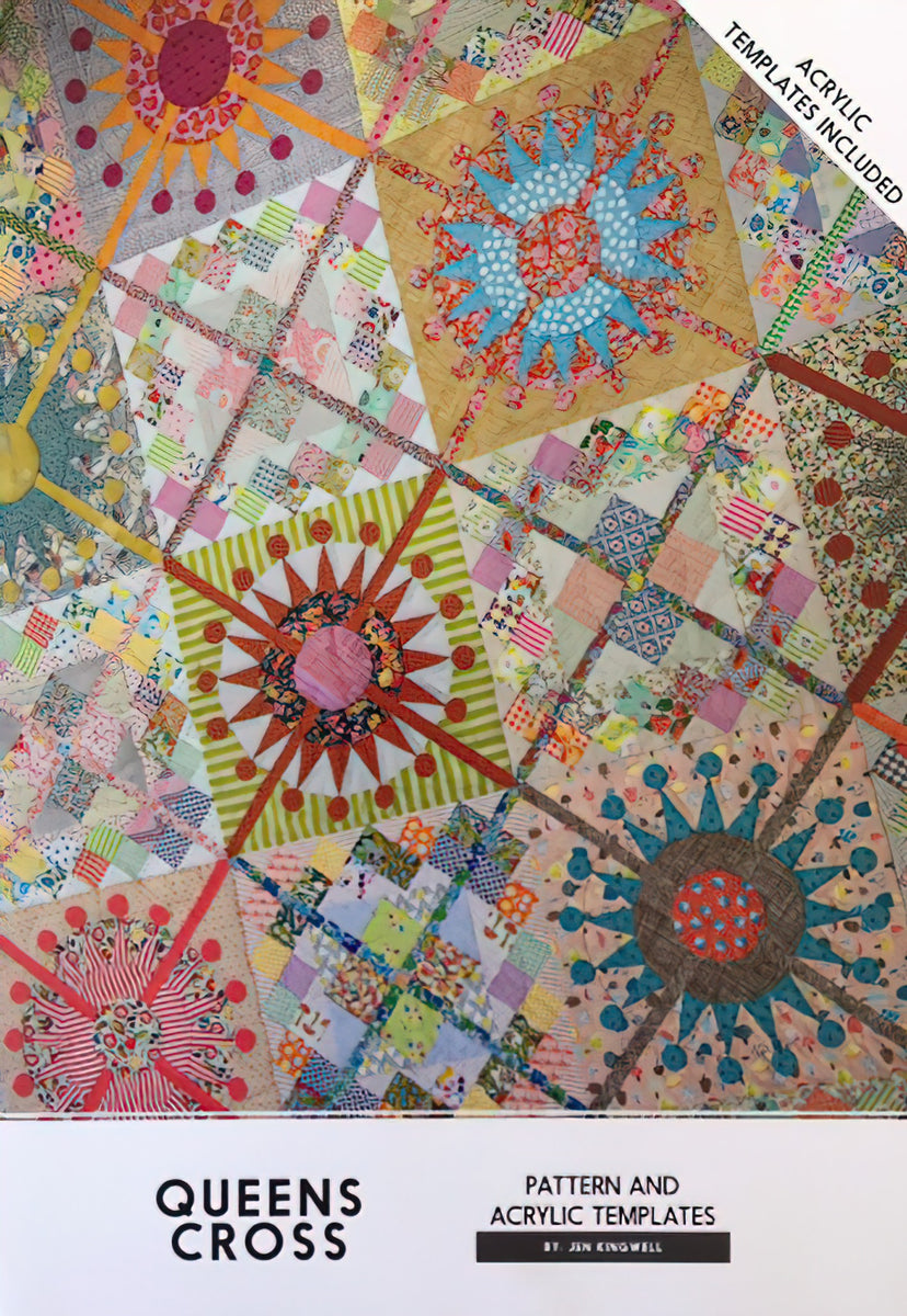 Queens Cross Quilt Pattern and Template by Jen Kingwell – Quilt in