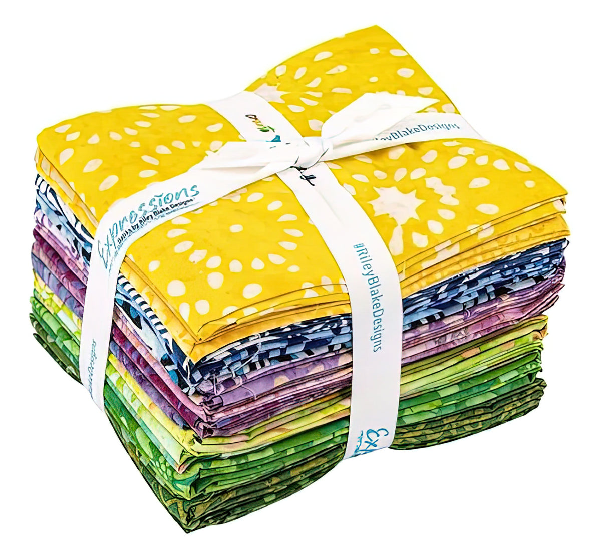 Riley Blake Expressions Batiks Meadow Fat Quarter Bundle 20 pcs