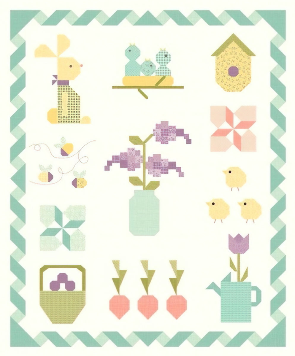 Riley Blake - Adel In Spring Sampler Quilt Kit by Sandy Gervais – Quilt ...