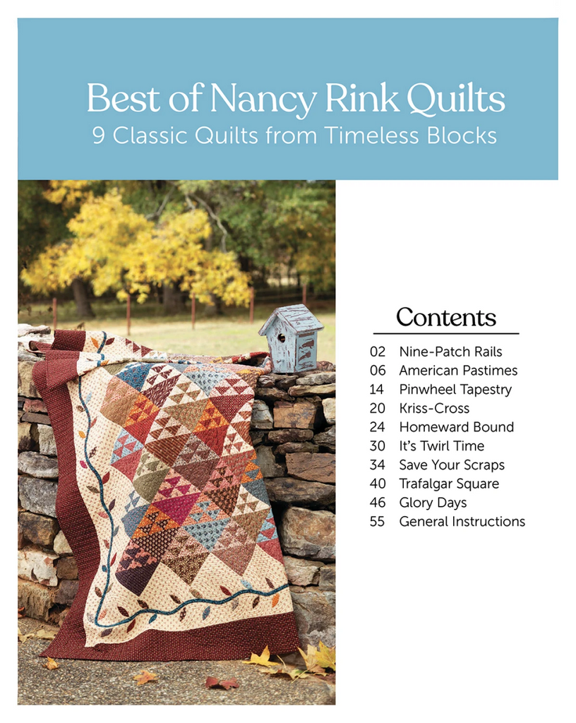 Best of Nancy Rink Quilts Book – Quilt in a Day