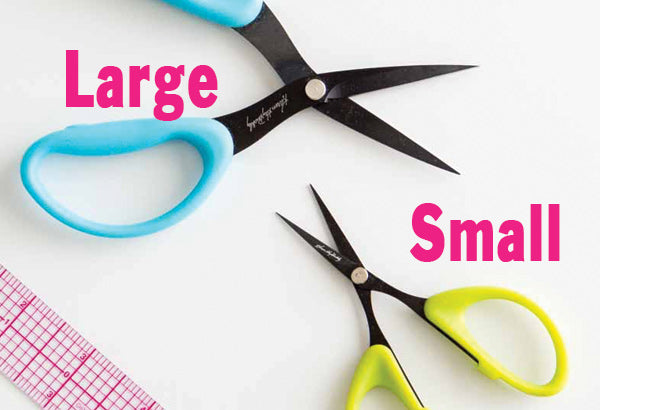 4 Inch Less Scissors Perfect Scissors GREEN 4-3/16in Small Micro-Serrated Non-Slip Blade ...