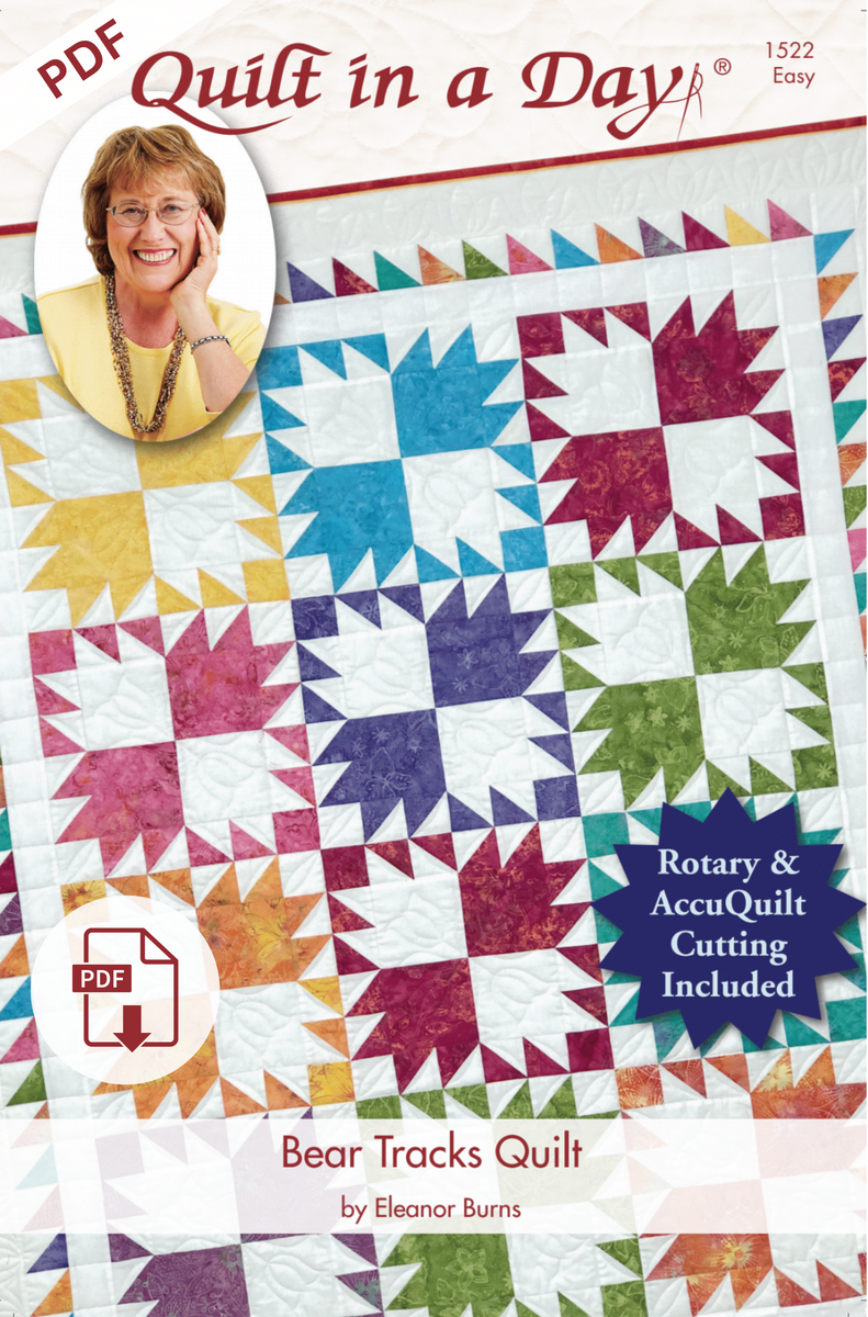Digital Pattern - Bear Tracks by Quilt in a Day