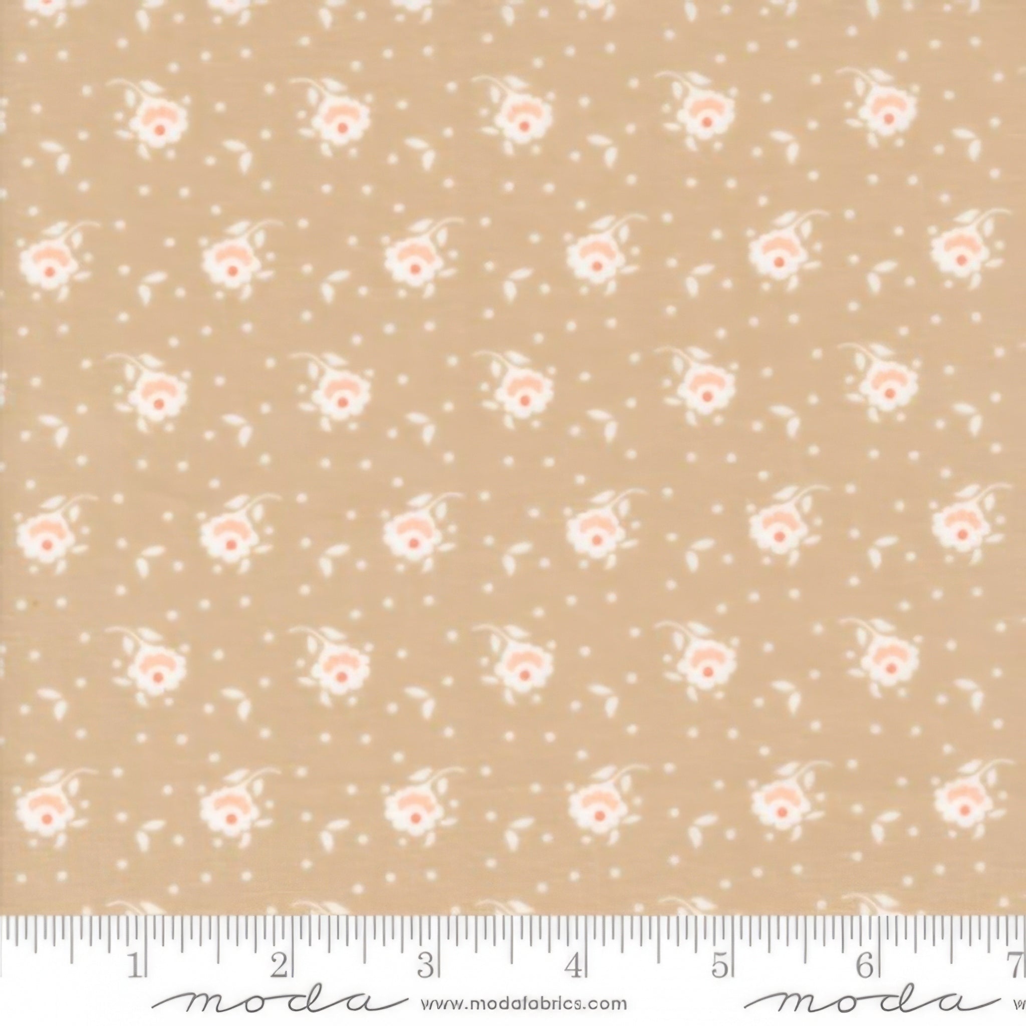 Moda Fabrics - Jelly & Jam by Fig Tree Co - Small Floral Dots - Pie Cr ...