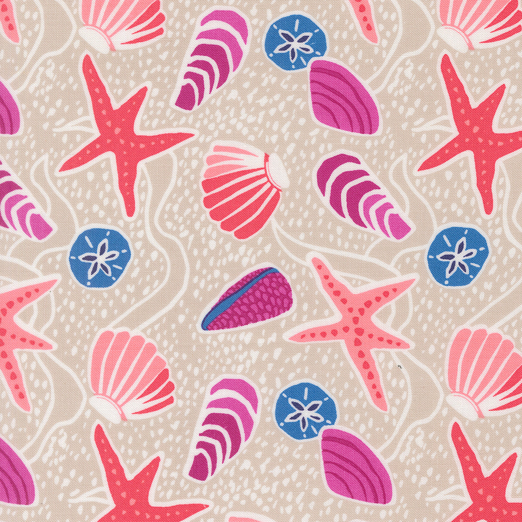 MODA - Reef by Kate Spain - Sea Shells Novelty - Sand – Quilt in a Day