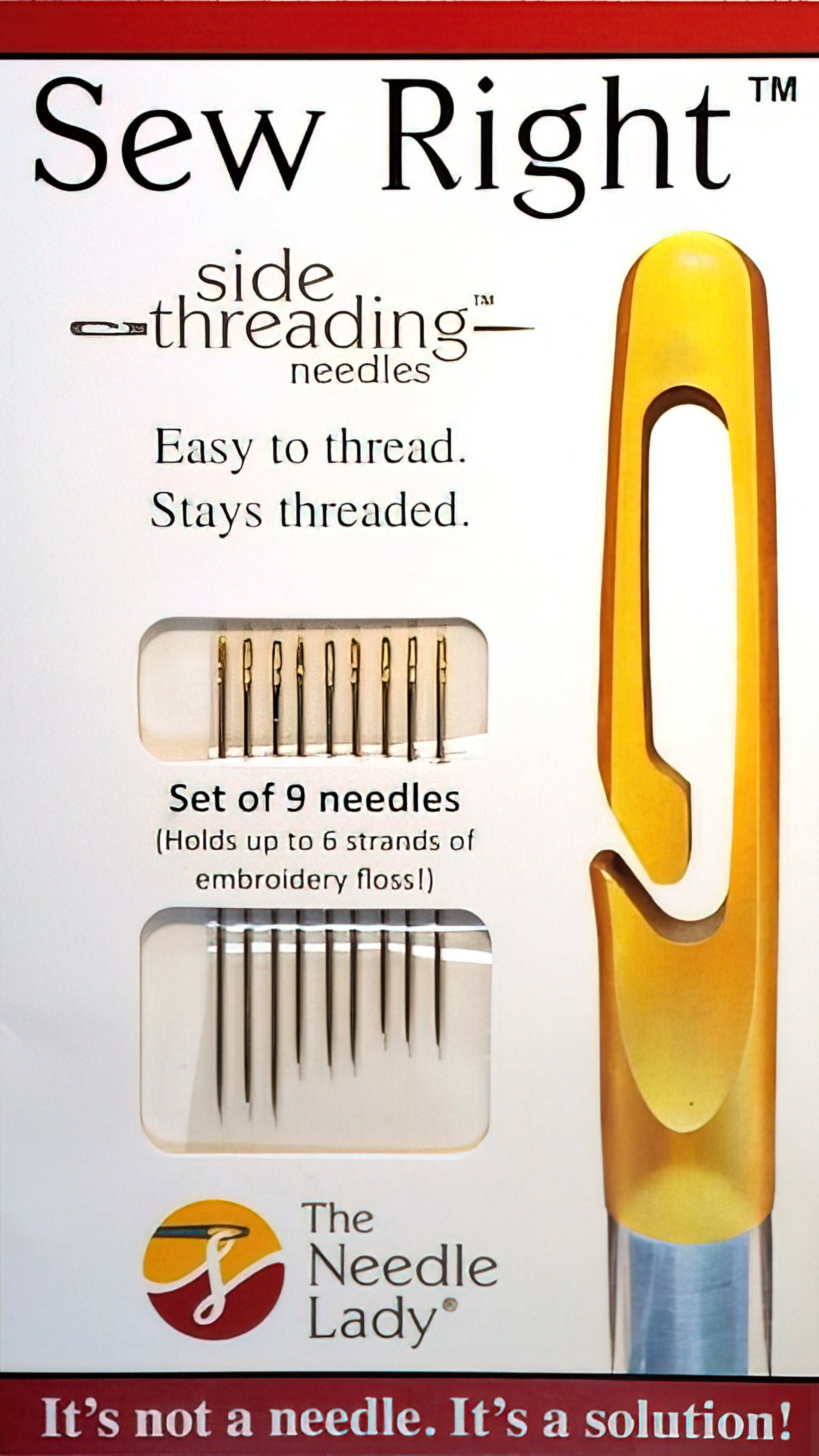 The Needle Lady's Side Threading Needles 9pc by Sew Right – Quilt in a Day