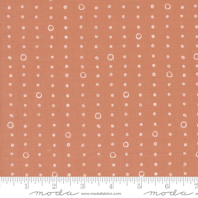 MODA - Chirp by Elena Amo - Dots & Circles - Clay – Quilt in a Day