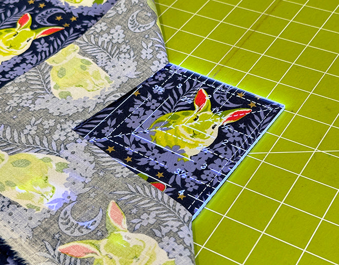 Glow 6 inch Square Ruler by Carolina Moore – Quilt in a Day