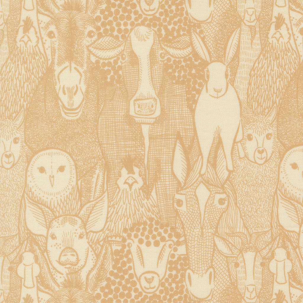 MODA - The Henhouse by Gingiber - Barnyard Faces Novelty Animals