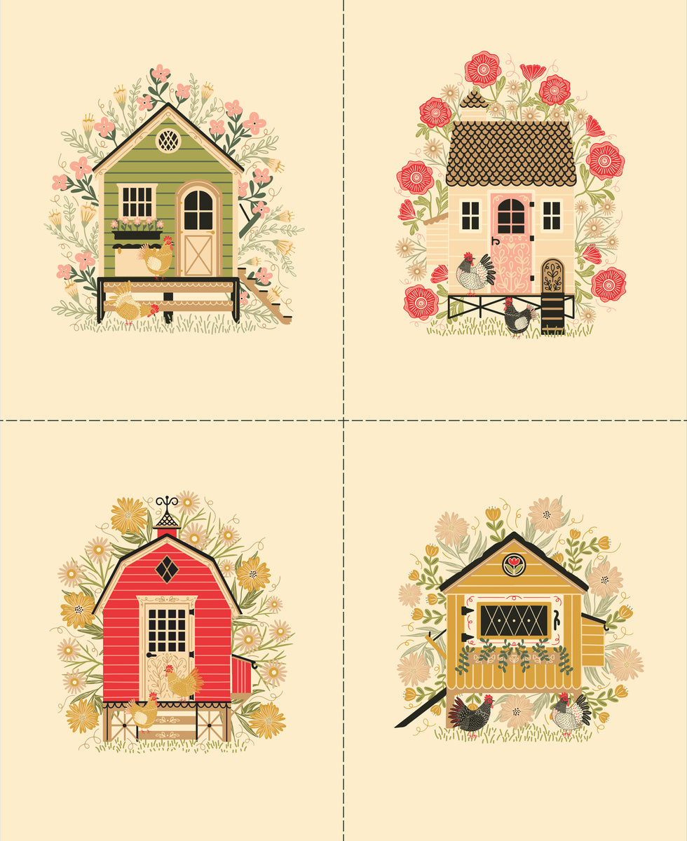 MODA - The Henhouse by Gingiber - The Henhouse Panel 36