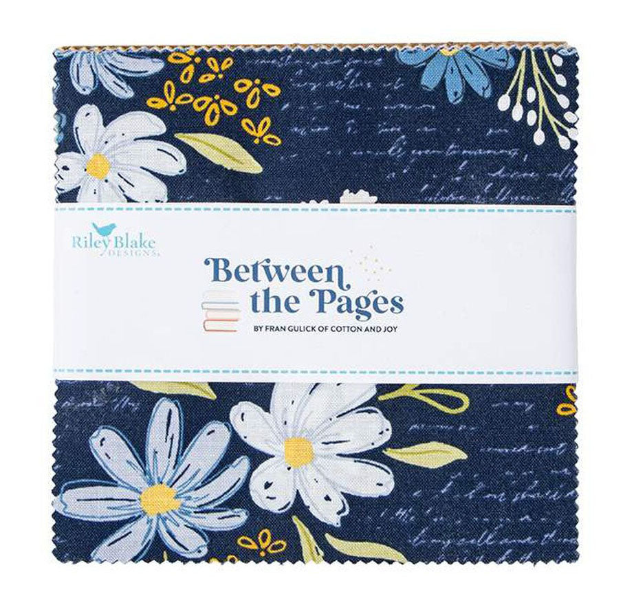 Riley Blake - Between the Pages 5 inch Stacker 42 pcs – Quilt in a Day