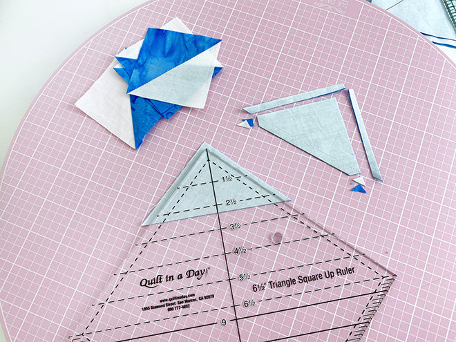 6 1/2 Triangle Square Up Ruler by Quilt in a Day