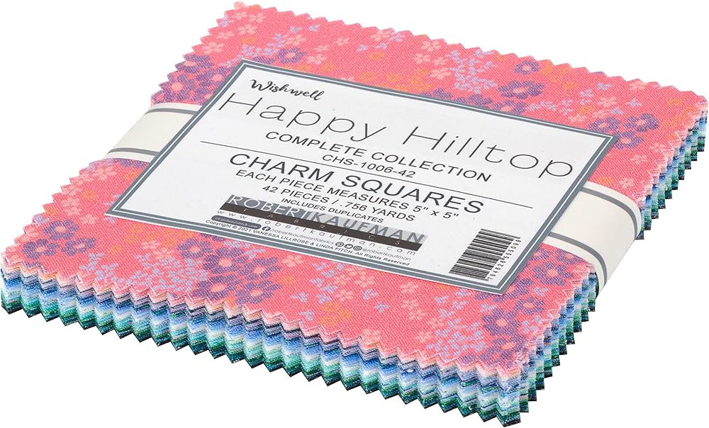 Kaufman - Wishwell: Happy Hilltop 5 Inch Charm Squares