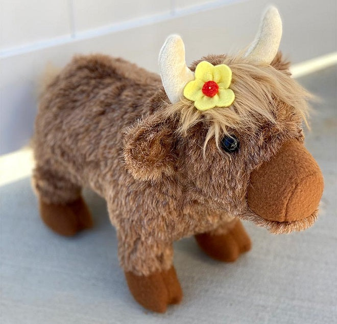 Heather Highland Cow Cuddly Toy Harmony The Highland Cow