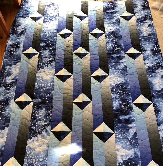 Gentlemen's Agreement Quilt Pattern by New Leaf Stitches – Quilt in a Day