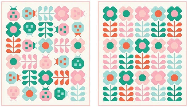 Spring Quilt Pattern Paper Hello Spring Quilt Pattern by Pen & Paper – Quilt in a Day