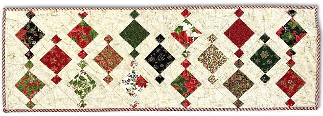 beaded-charm-placemat-table-runner-topper-pattern-by-creek-side-stitch-quilt-in-a-day for Printable Quilted Christmas Table Runner Patterns Free Easy Beaded Charm Placemat-Table Runner-Topper Pattern by Creek Side Stitch – Quilt in a Day for Printable Quilted Christmas Table Runner Patterns Free Easy