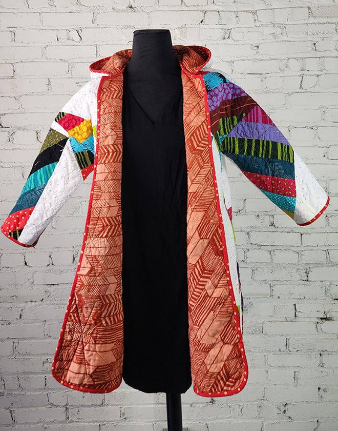 Elemental Coat Sewing Pattern by Crinkle Dreams – Quilt in a Day